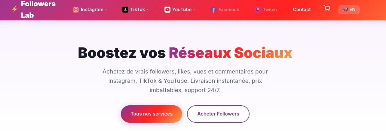 Followers-Lab — comprare follower TikTok